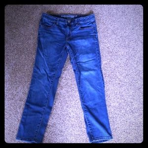 American Eagle high rise jegging crop super stretc